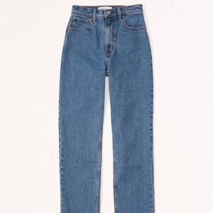 A&F the 90s Straight Ultra High Rise Jeans 32/14R NWOT